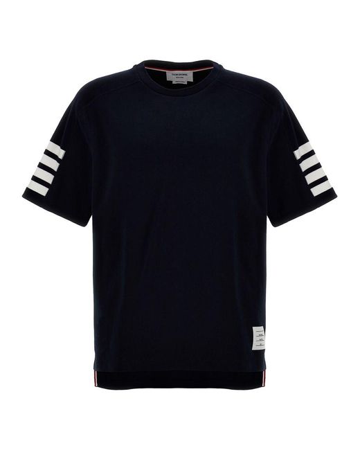 Thom Browne Black T-Shirt for men