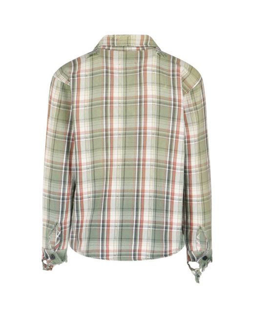 GALLERY DEPT. White Checked Shirt for men