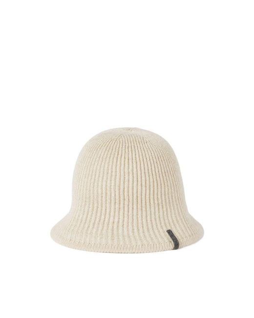Brunello Cucinelli Natural Hats