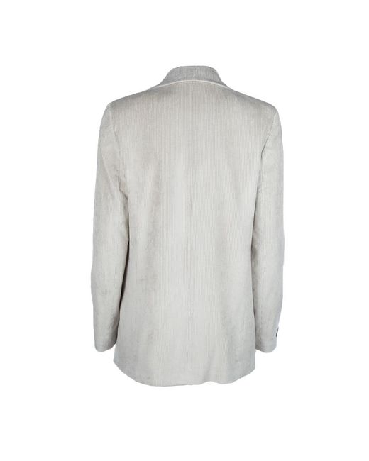 Peserico Gray Jackets & Vests