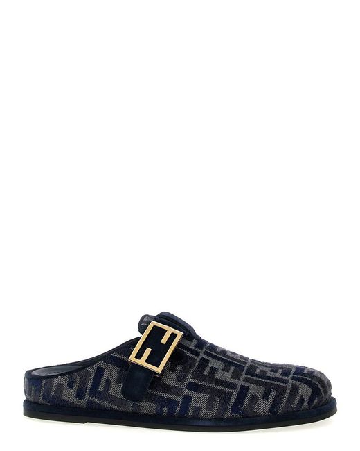 Fendi Feel Sabots in Black Lyst Canada