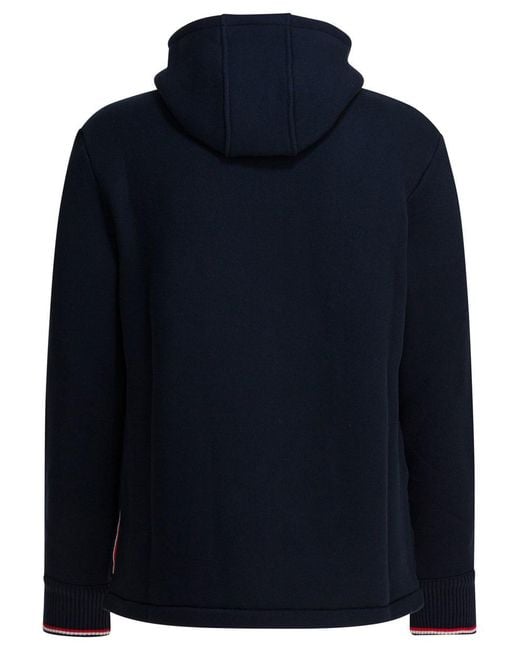 Thom Browne Blue Sweatshirt "Rwb Tape" for men