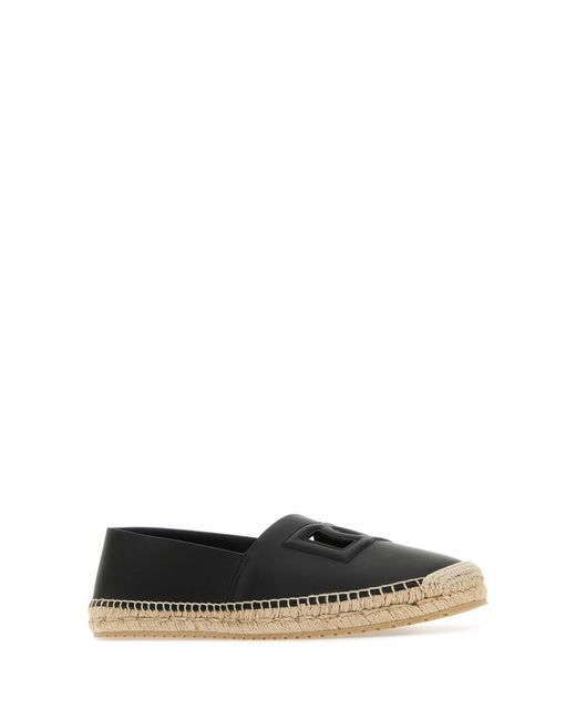 Dolce & Gabbana Black Espadrillas for men