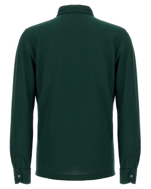 Zanone Green 'Ice Cotton' Shirt for men