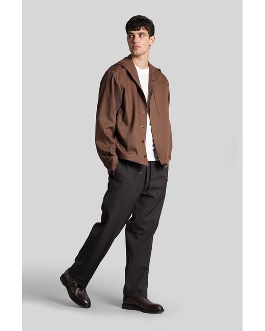 Costumein Black Pajama Pants for men