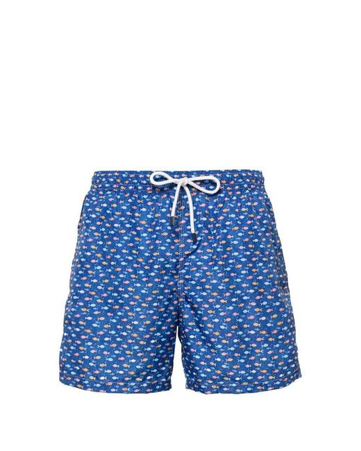 Fedeli Blue Beachwears for men