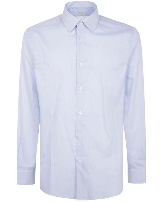 Paul Smith Blue Sc Tailored Fit Shirt for men