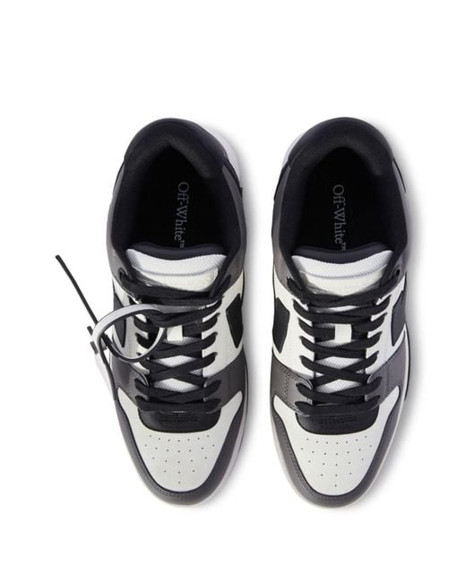 Off-White c/o Virgil Abloh White Men Out Of Office Calf Leather Sneakers for men