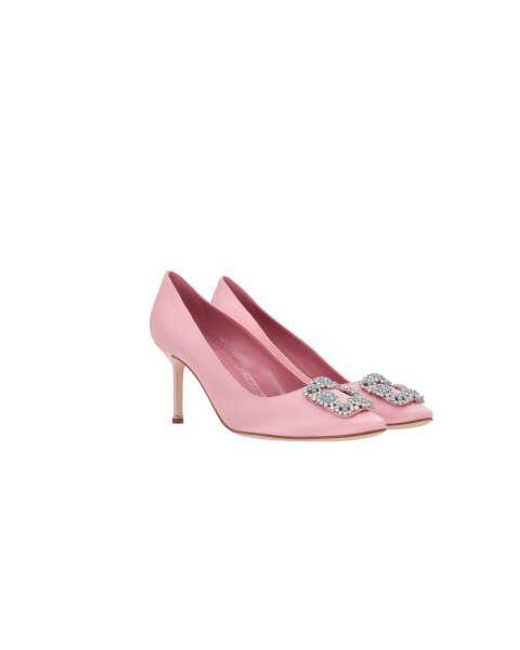 Manolo Blahnik Pink With Heel