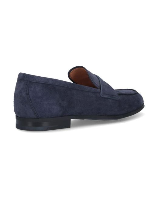 Church's Blue Suede Loafers for men