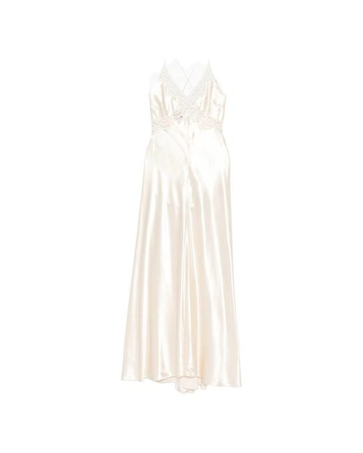 Alberta Ferretti White Dresses