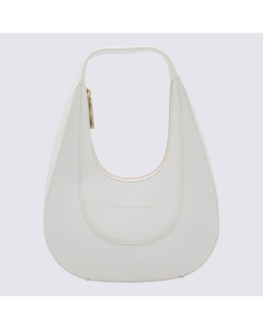 Chiara Ferragni White Caia Top Handle Bag