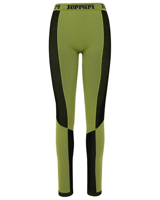 Ferrari LEGGINGS Livery In Polipropilene Verdi in Green Lyst