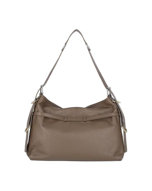 Givenchy Brown 'voyou' Midi Handbag