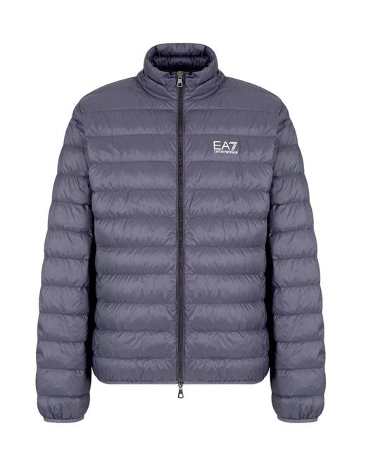 EA7 Blue Core Identity Packable Down Jacket for men