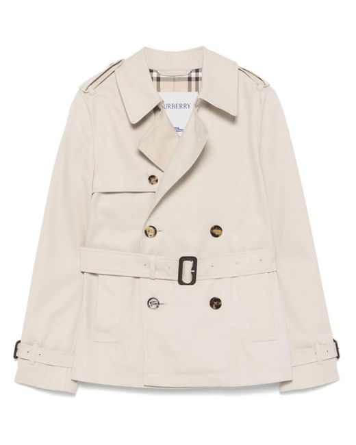 Burberry Natural Stylish Jacket With Durable Blend