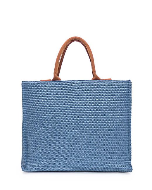 Marni Blue Large Rafia Bag