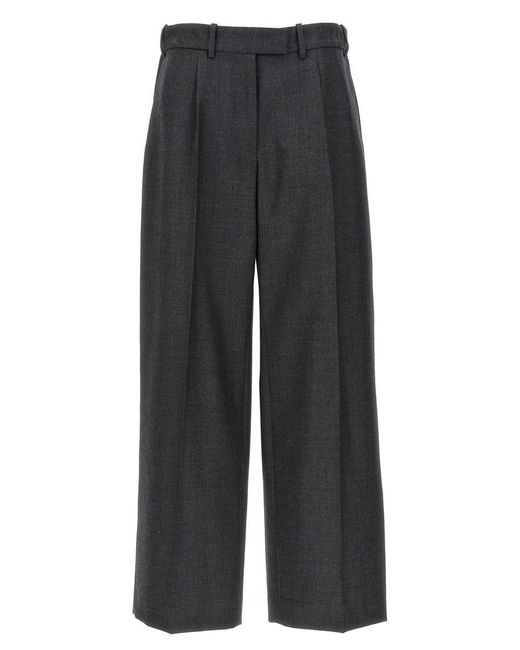 The Row Gray 'Roan' Trousers