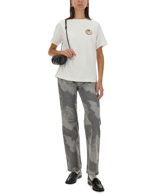 Fiorucci White T-Shirt With Logo