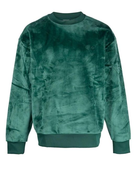 adidas Originals Crew Neck Sweatshirt Clothing in Green for Men | Lyst