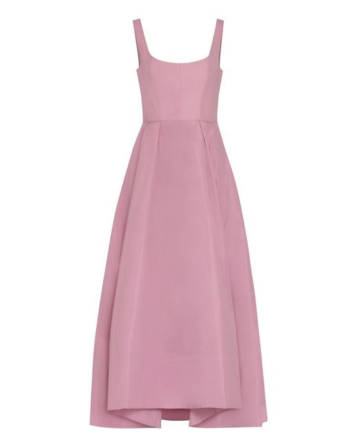 Pinko Pink Champagne Taffetà Dress