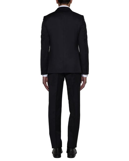 Zegna Black Wool And Mohair Dress for men