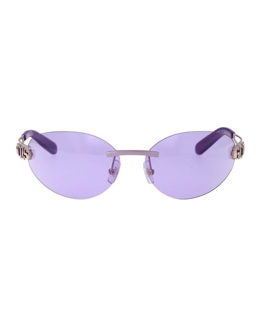 Gcds Purple Sunglasses