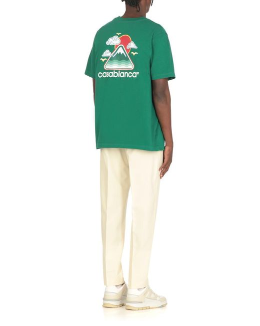 Casablanca Green T-shirts And Polos for men