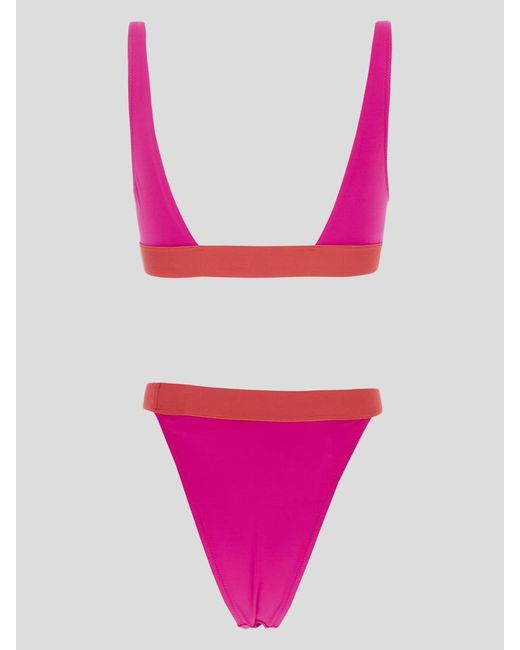 Off-White c/o Virgil Abloh Pink Two-pieces Swimsuit