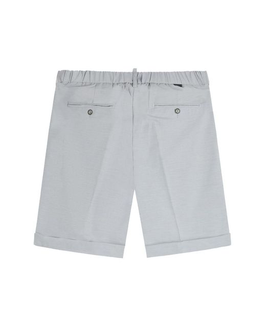Gazzarrini x Michele Franzese Gray Shorts for men