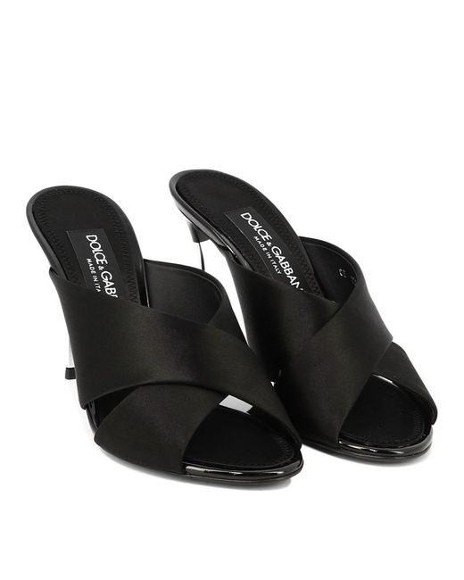 Dolce & Gabbana Black "Keira" Sandals
