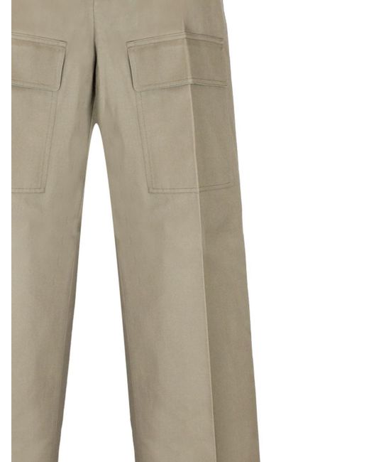 Gucci Natural Cotton Cargo-Trousers for men