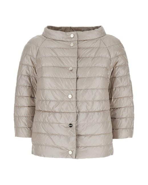 Herno Green Cappa Reversibile Nylon Ultralig