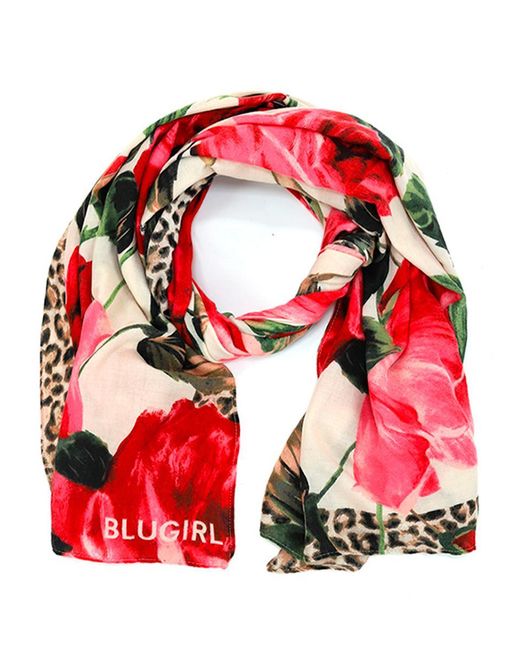 Blumarine Scarves And Foulard in Red | Lyst Canada