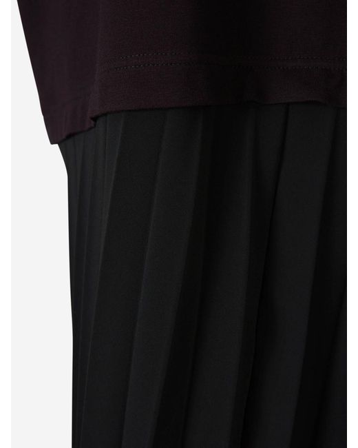 Balenciaga Black Logo Midi Dress