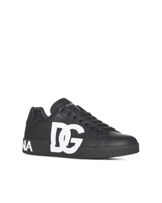 Dolce & Gabbana Black Sneakers for men