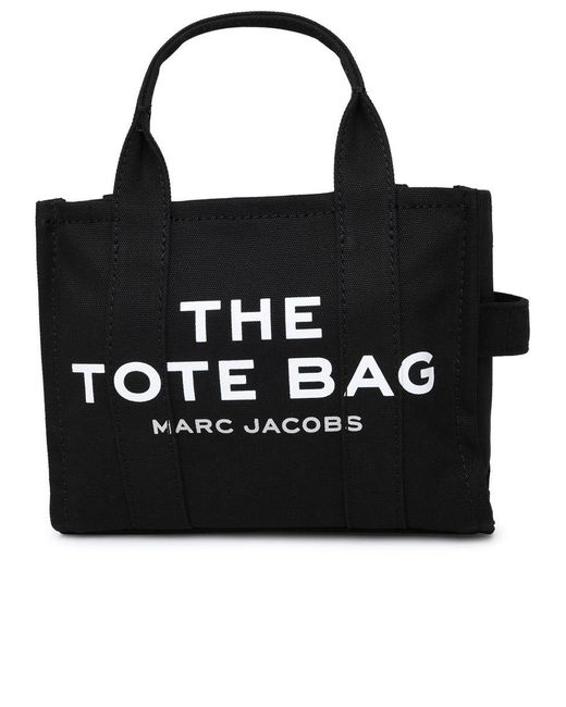 Marc Jacobs Borsa Tote Piccola In Tessuto Nera in Black | Lyst