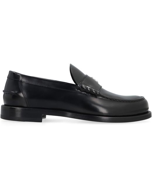 Givenchy Black Mr G Leather Loafers for men