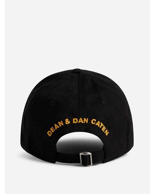 DSquared² Black Badge Baseball Cap for men