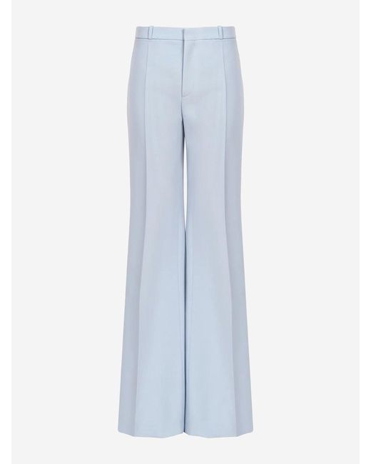 Chloé Blue Formal Tailored Trousers