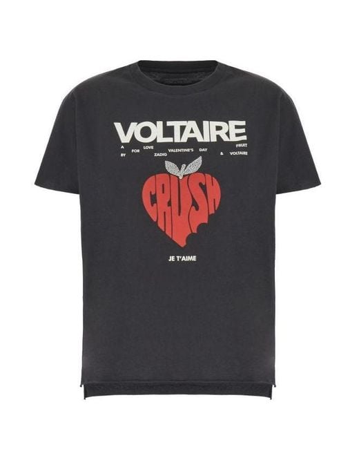 Zadig & Voltaire Black Zadig & Voltaire T-shirts And Polos