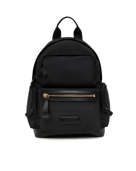 Tom Ford Black Backpacks Bag for men