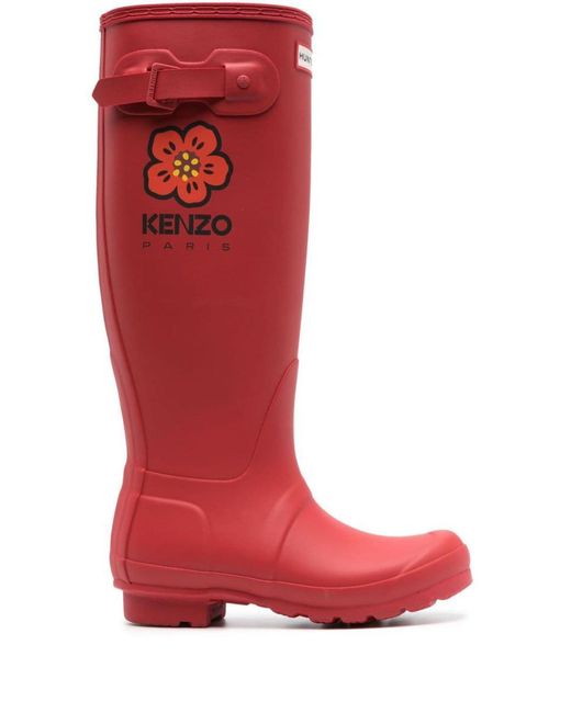 KENZO Red Boots
