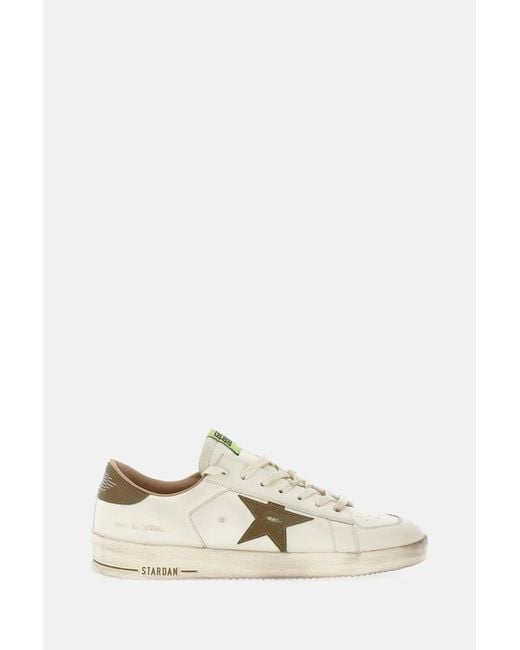Golden Goose Deluxe Brand White "Stardan" Sneakers for men