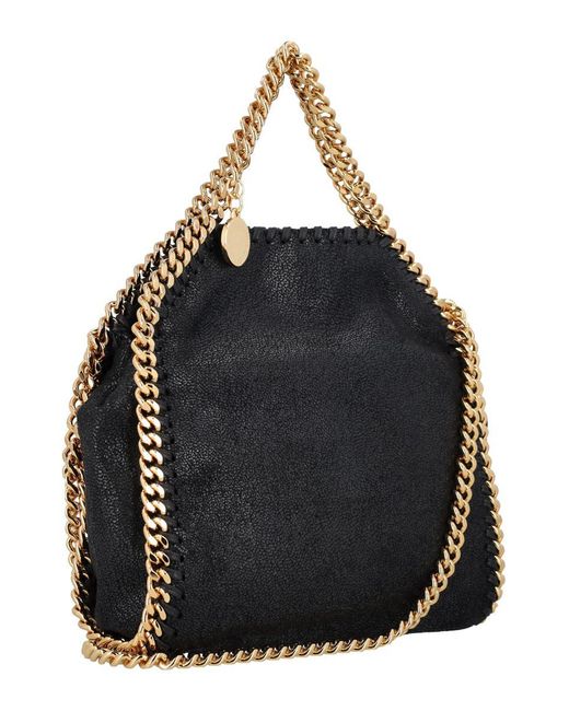 Stella McCartney Black Falabella Tiny Tote Bag