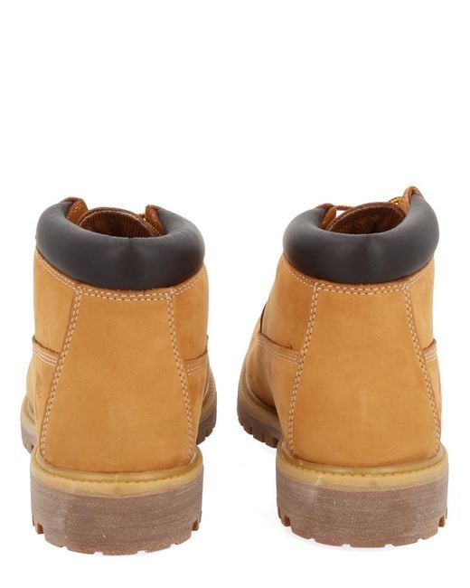 Timberland Orange Waterproof "Chukka" Boot for men