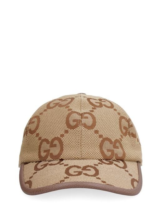Gucci Brown Jumbo Gg Canvas Baseball Hat