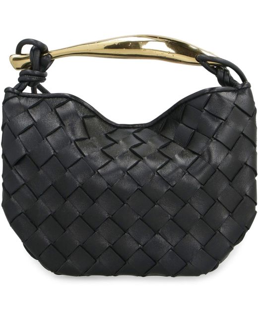 Bottega Veneta Black Mini Sardine Bag