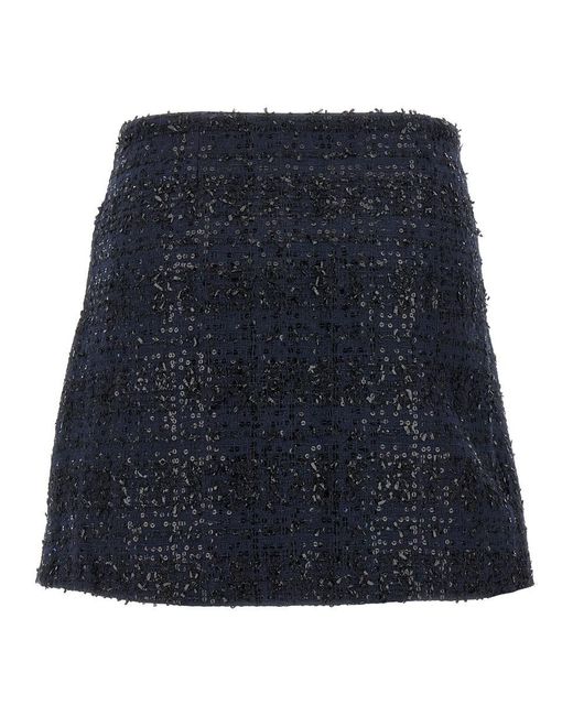スカート ROTATE BIRGER CHRISTENSEN 'Boucle Mini' skirt ROTATE BIRGER CHRISTENSEN Bouclé Mini Skirt | Black