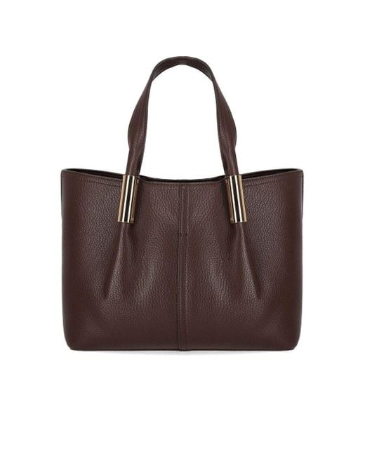 Elisabetta Franchi Brown Coffee Tote Bag